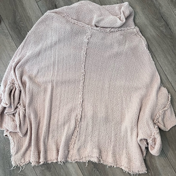 Free People - Baggy Muted Pink Tunic - Picture 3 of 3